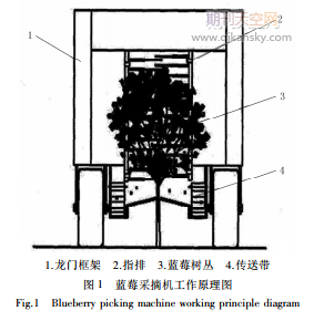 蓝莓采摘实验台的设计与试验研究