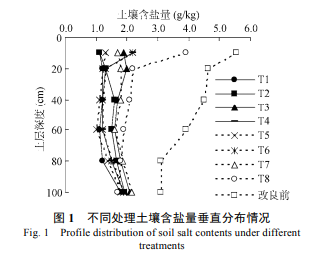 河套灌区中度盐渍化土壤改良产品筛选研究