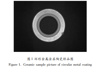 环形陶瓷金属涂层缺陷检测方法研究