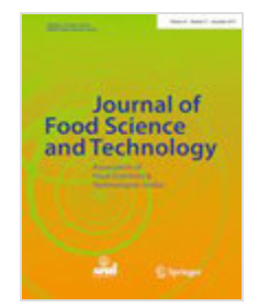 JOURNAL OF FOOD SCIENCE AND TECHNOLOGY-MYSOREڿ