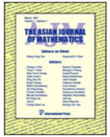 Asian journal of mathematicsڿ