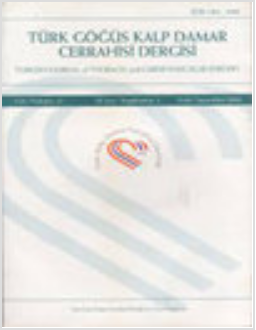 Turk Gogus Kalp Damar Cerrahisi Dergisi-Turkish Journal of Thoracic and Cardiovascular Surgery